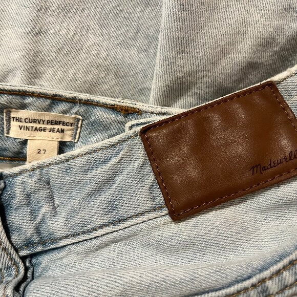 Madewell Curvy Perfect Vintage Jean Fitzgerald Wash - Picture 2 of 4